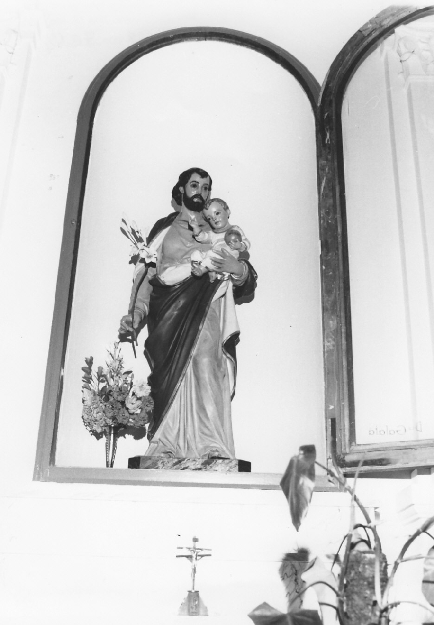 San Giuseppe e Gesù Bambino (statua) - bottega Italia meridionale (seconda metà sec. XIX)