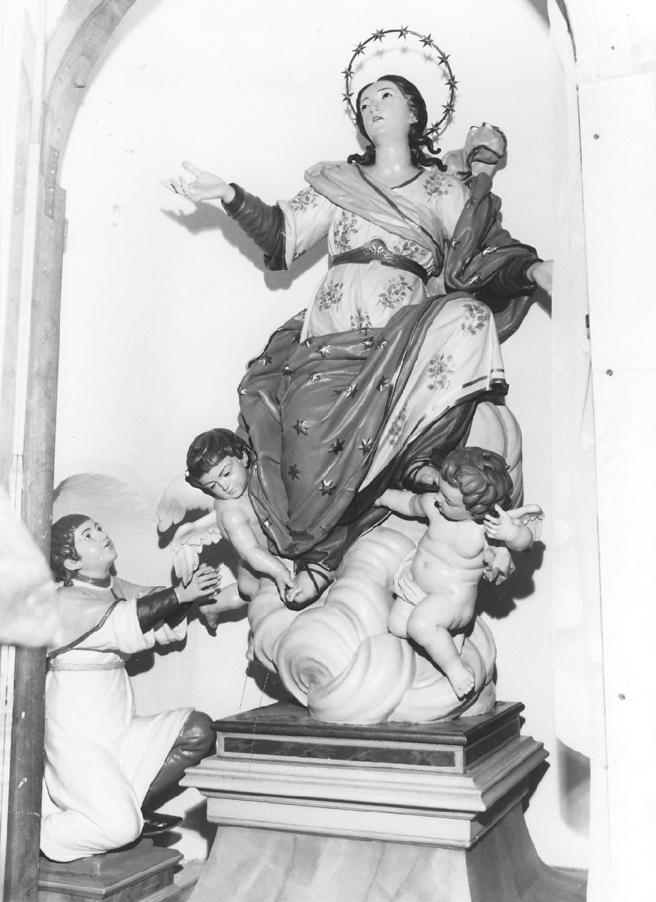 Madonna Assunta (gruppo scultoreo) - bottega napoletana (?) (sec. XVIII)