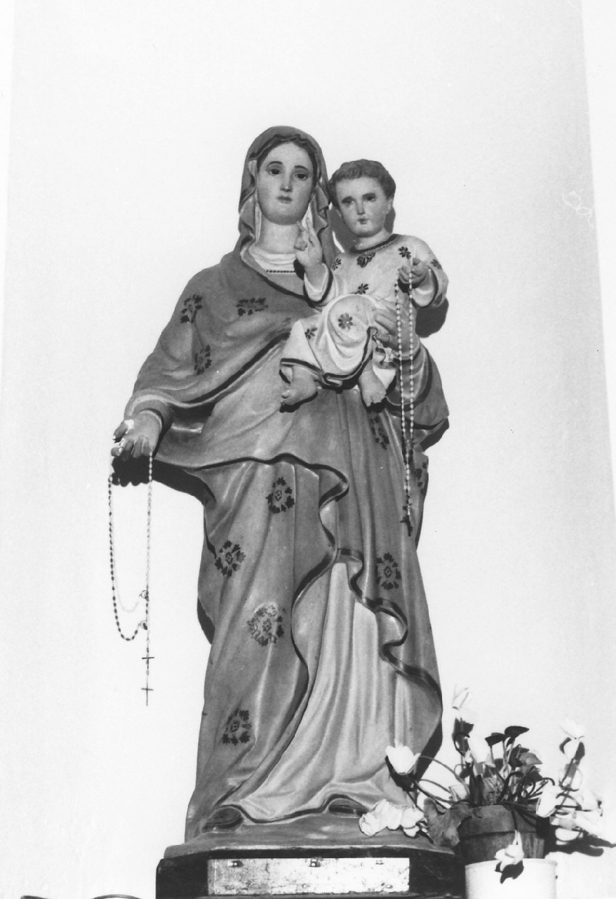 Madonna del Rosario (statua) - bottega Italia meridionale (sec. XIX)