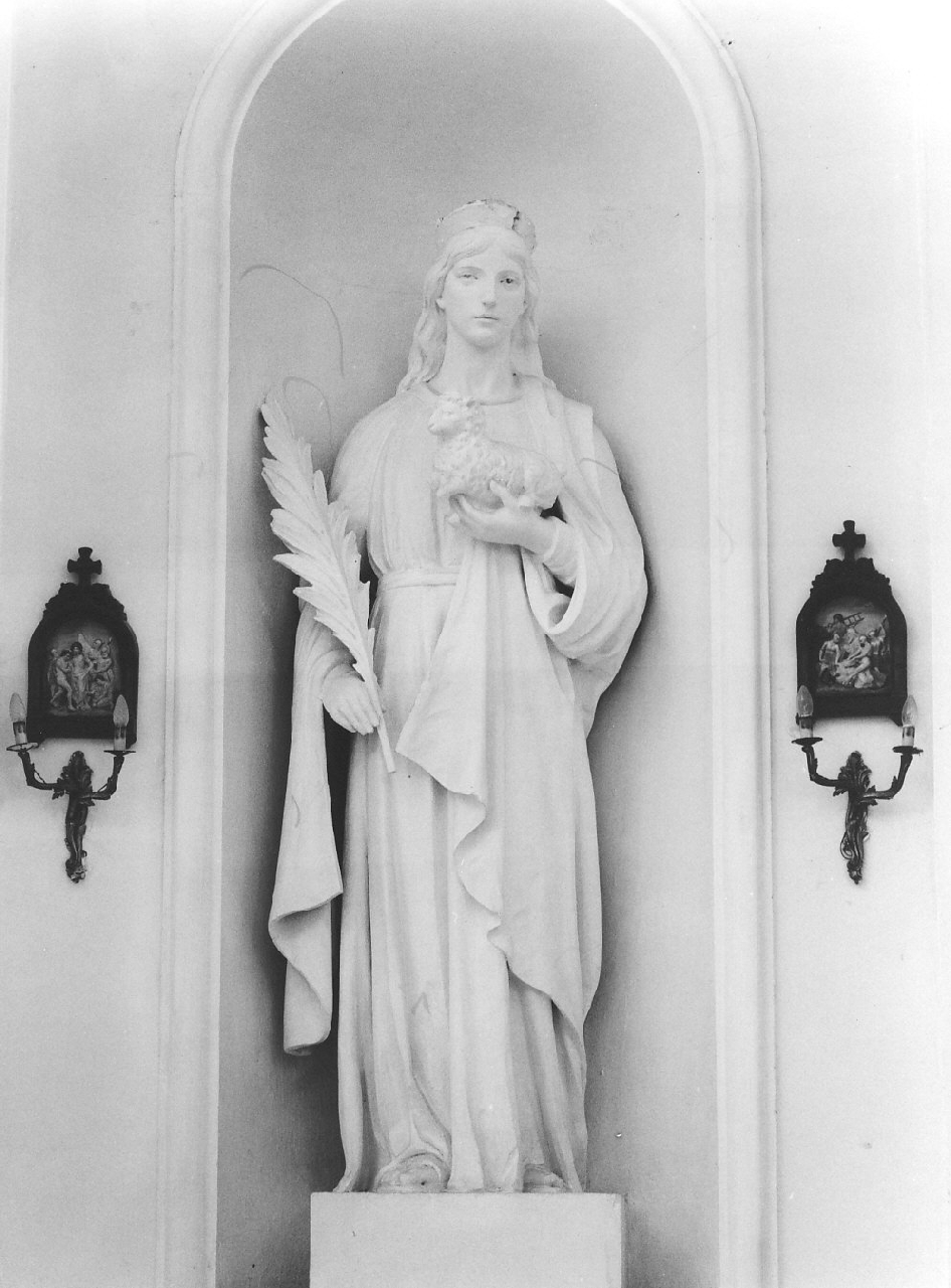 Sant'Agnese (statua) di Lococo di Reggio Calabria (sec. XX)