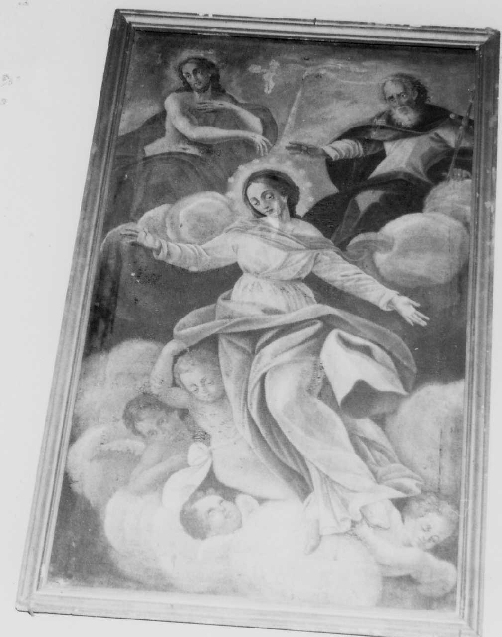 assunzione della Madonna (dipinto) - ambito Italia meridionale (seconda metà sec. XIX)