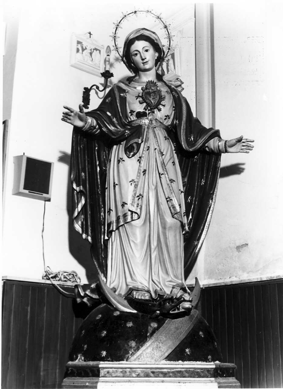 Immacolata Concezione (statua, opera isolata) - bottega Italia meridionale (sec. XIX)