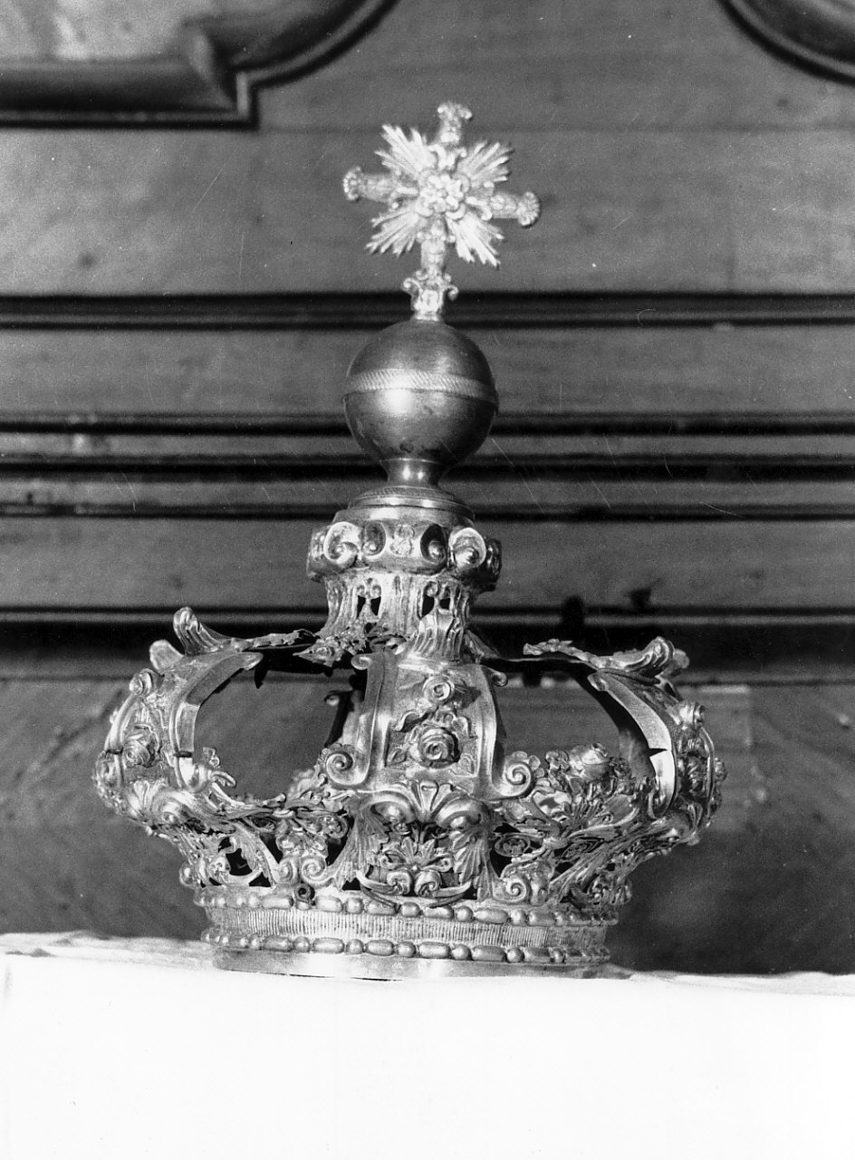 corona da statua, opera isolata di Romanelli Gennaro (sec. XIX)