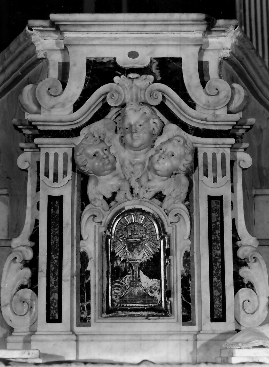 tabernacolo, elemento d'insieme - bottega Italia meridionale (sec. XVIII)