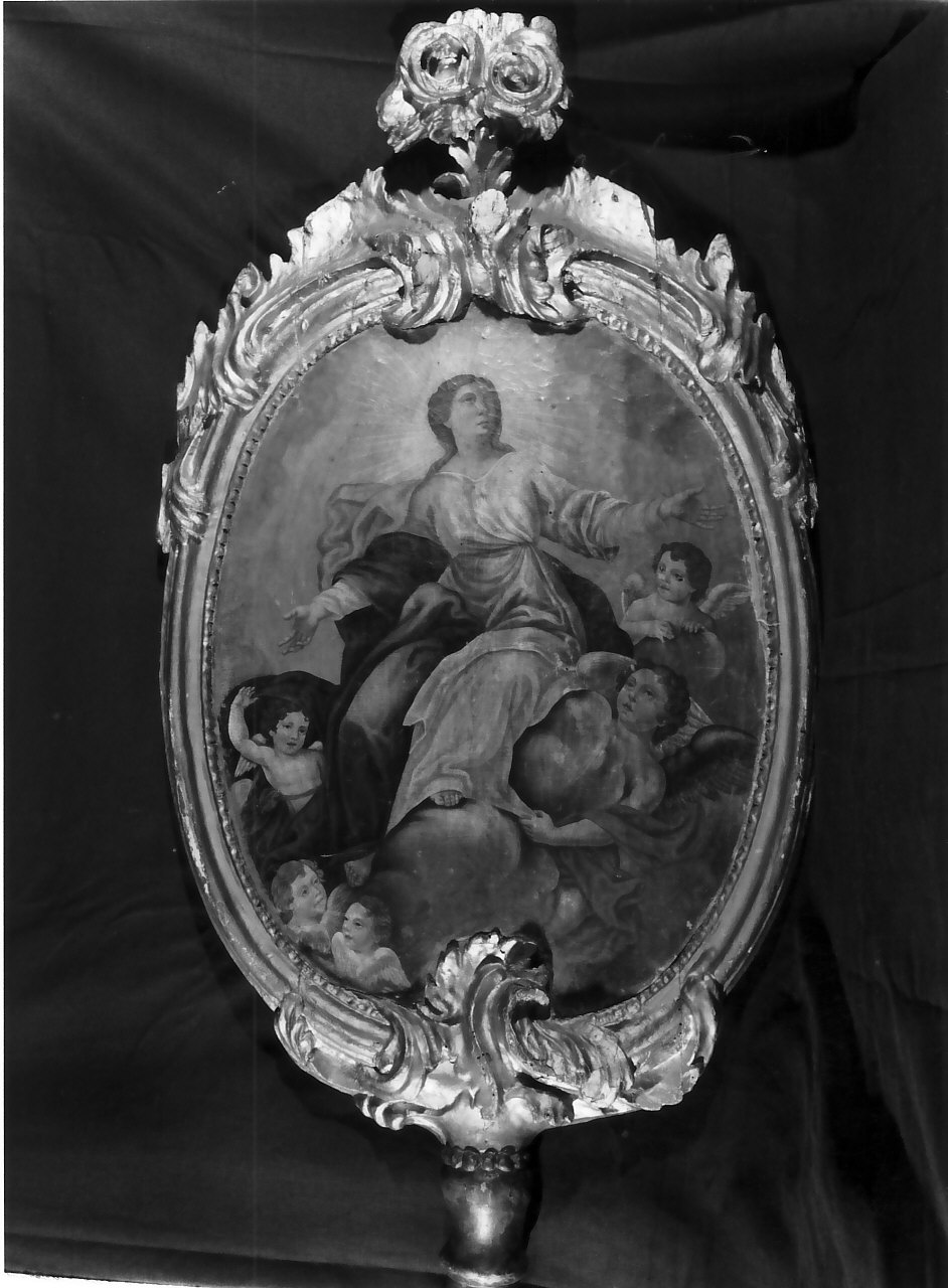 assunzione della Madonna (dipinto, opera isolata) - bottega serrese (prima metà sec. XIX)