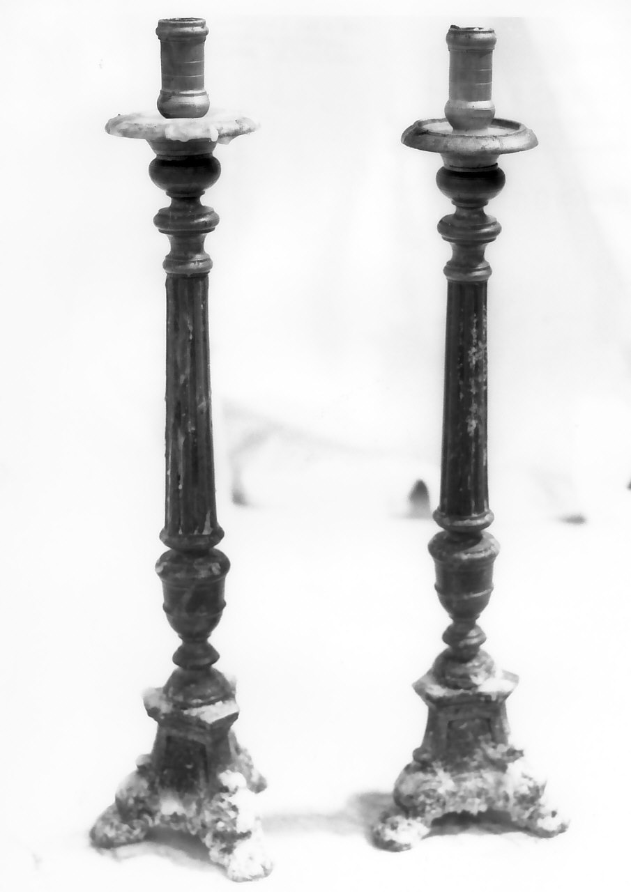 candelabro, serie - bottega Italia meridionale (fine sec. XVIII)