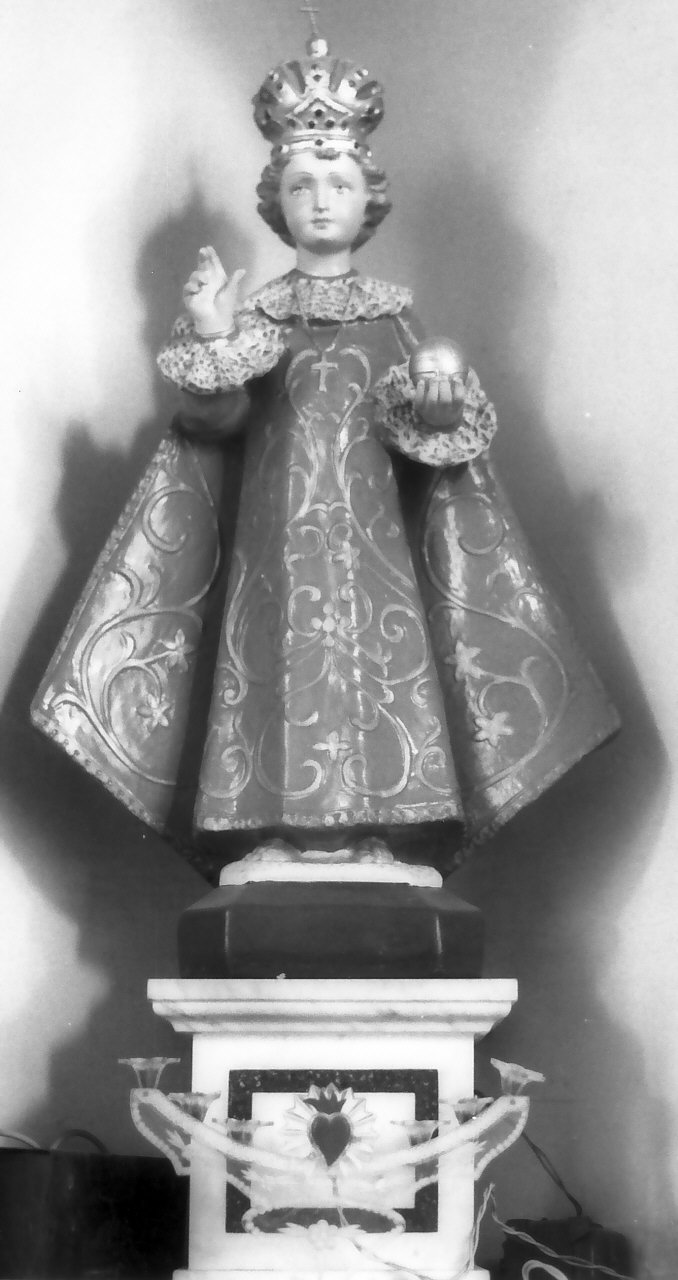 Gesù Bambino (statuetta, opera isolata) - bottega serrese (sec. XVIII)
