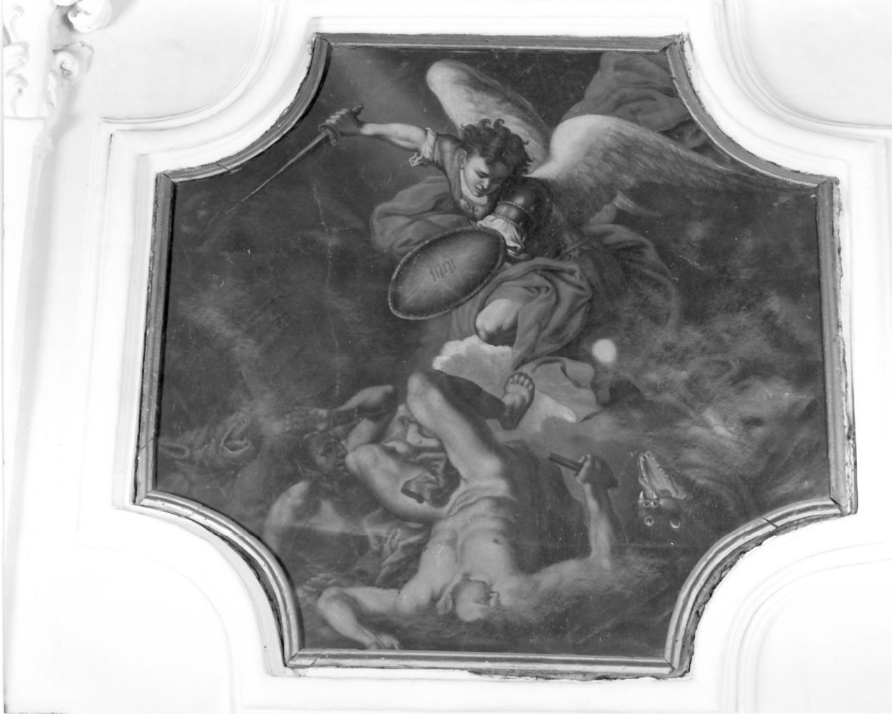 San Michele Arcangelo (dipinto, serie) di Paparo Emanuele (secc. XVIII/ XIX)