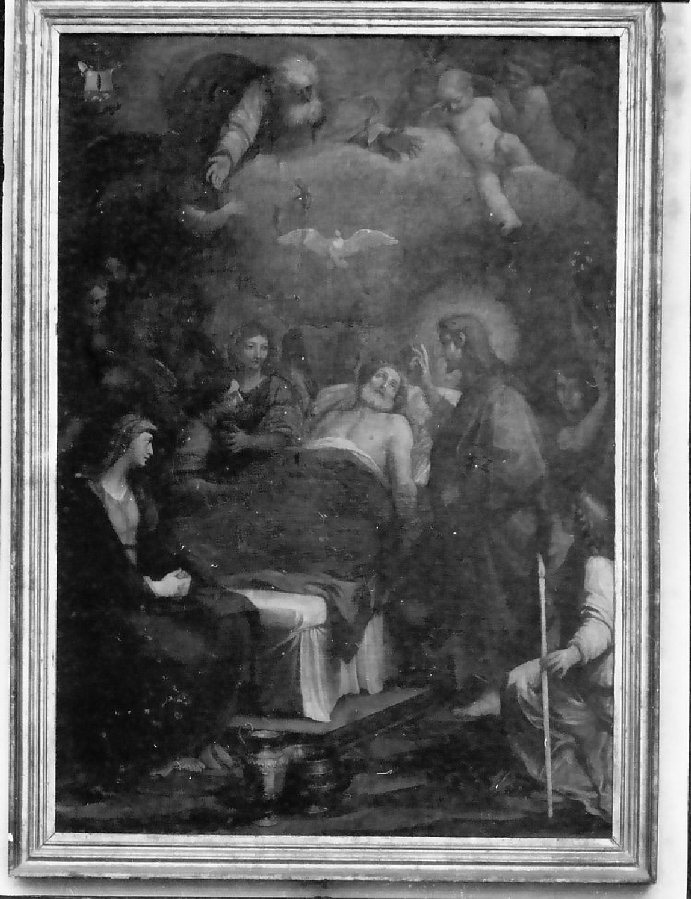 morte di San Giuseppe (dipinto, opera isolata) di Zampieri Domenico detto Domenichino (maniera) (sec. XVII)
