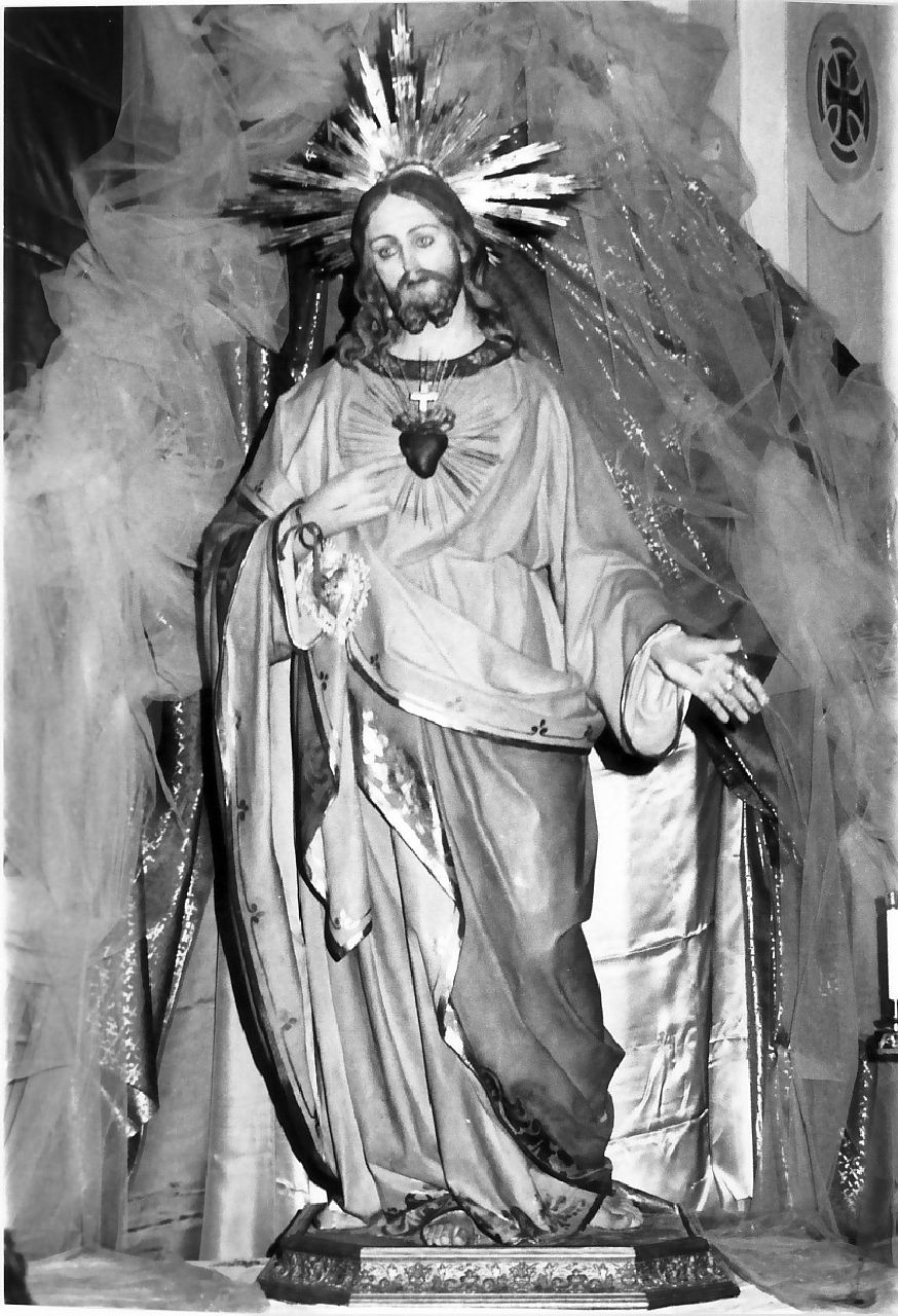 Sacro Cuore di Gesù (statua, opera isolata) - bottega Italia meridionale (primo quarto sec. XIX, sec. XX)