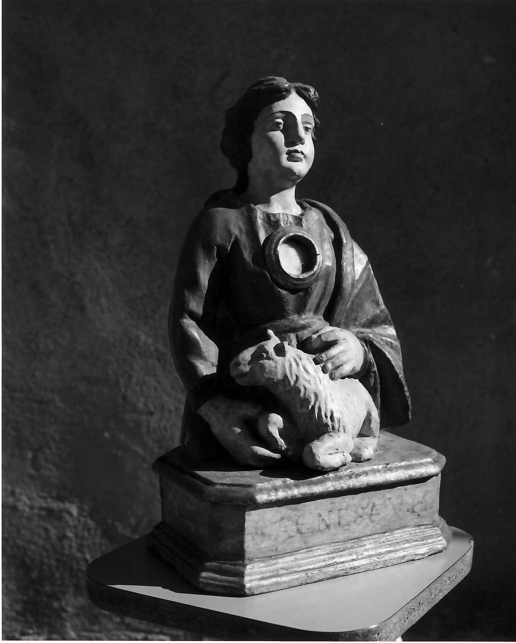 Sant'Agnese (reliquiario - a busto, opera isolata) - bottega calabrese (prima metà sec. XVIII)