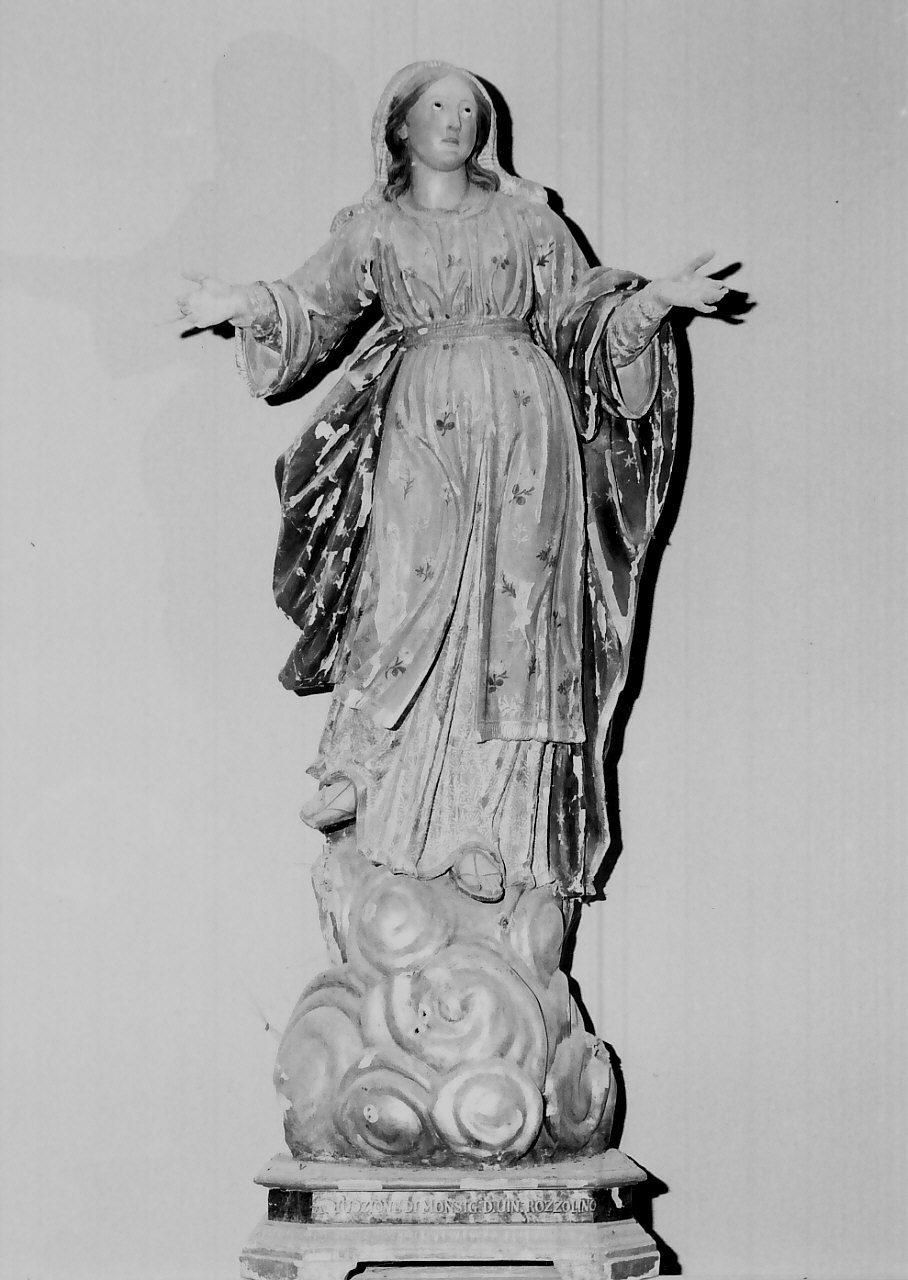 Madonna Assunta (statua, opera isolata) - bottega napoletana (prima metà sec. XIX)