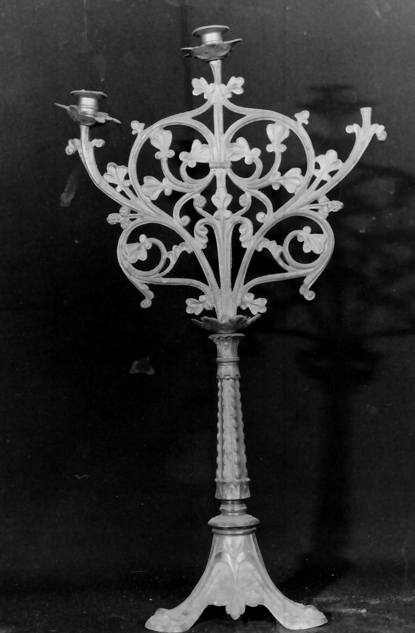 candelabro, serie - bottega Italia meridionale (sec. XIX)