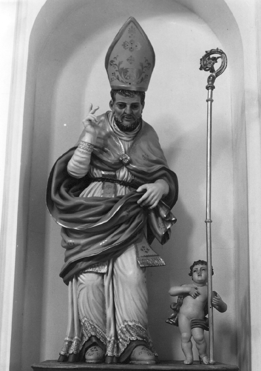 Sant'Alfonso (statua, opera isolata) - bottega Italia meridionale (sec. XVIII, sec. XIX)