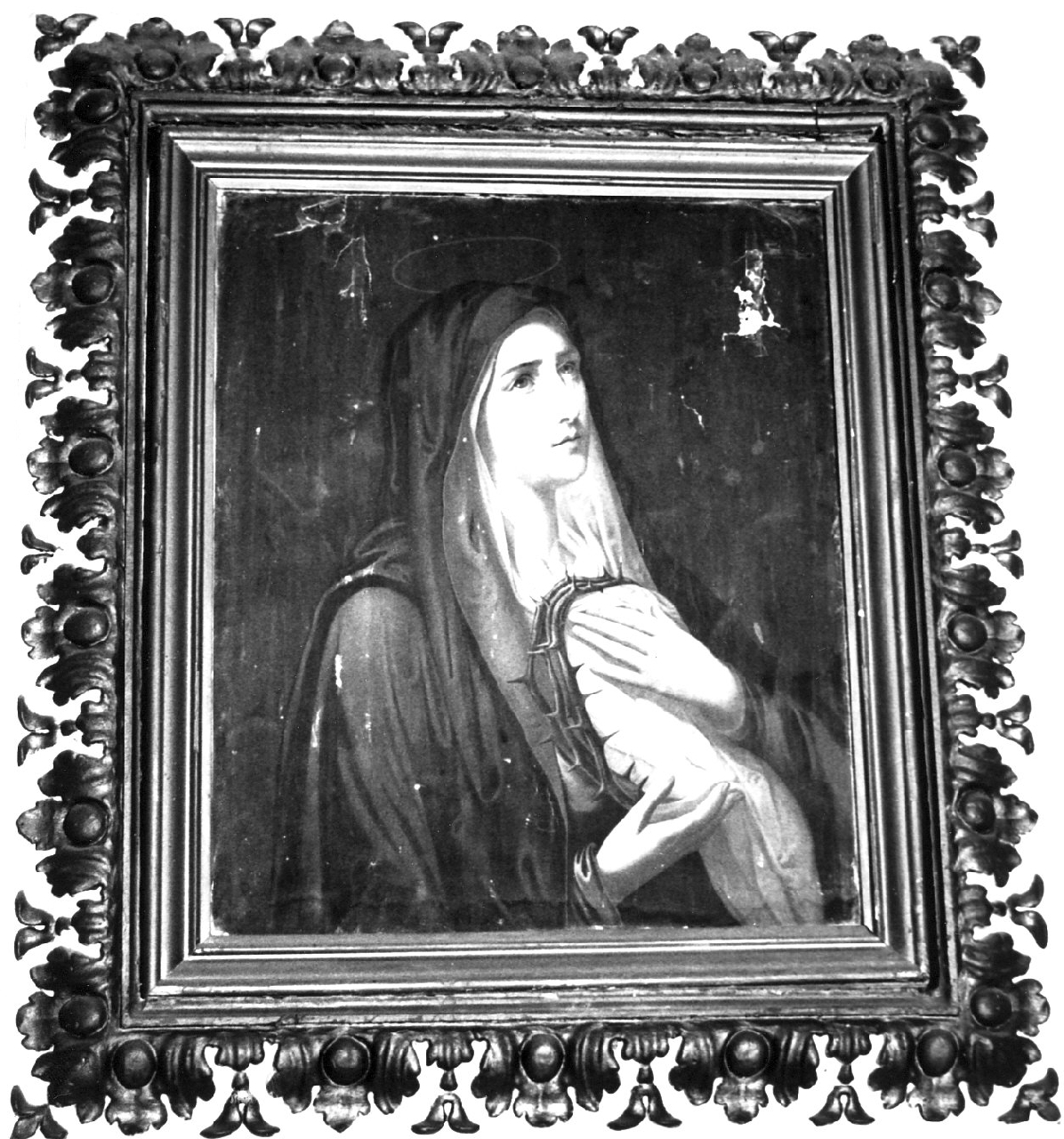 Madonna Addolorata (dipinto, opera isolata) - bottega Italia meridionale (sec. XVIII)