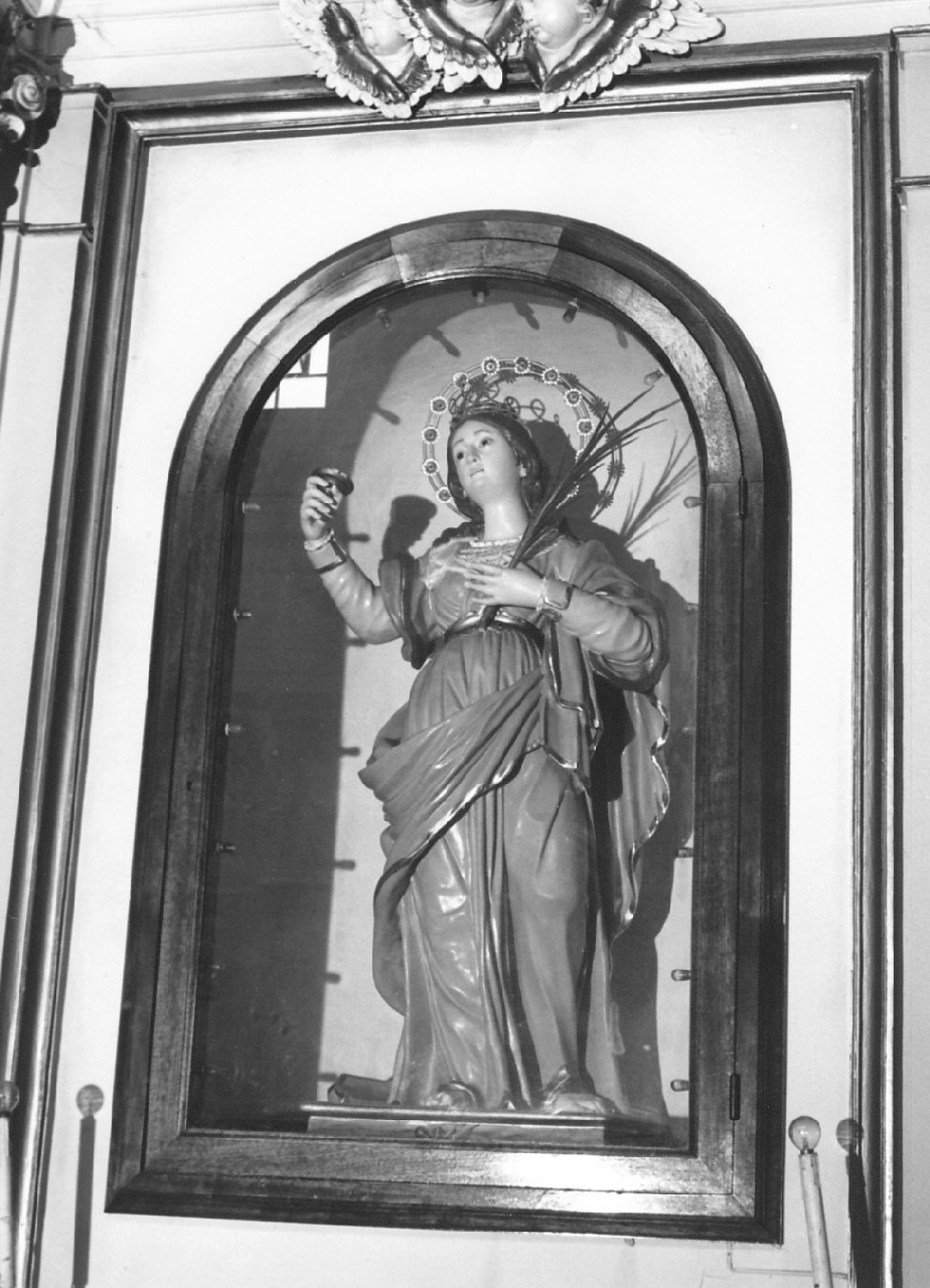 Santa Lucia (statua, opera isolata) - bottega Italia meridionale (sec. XIX)