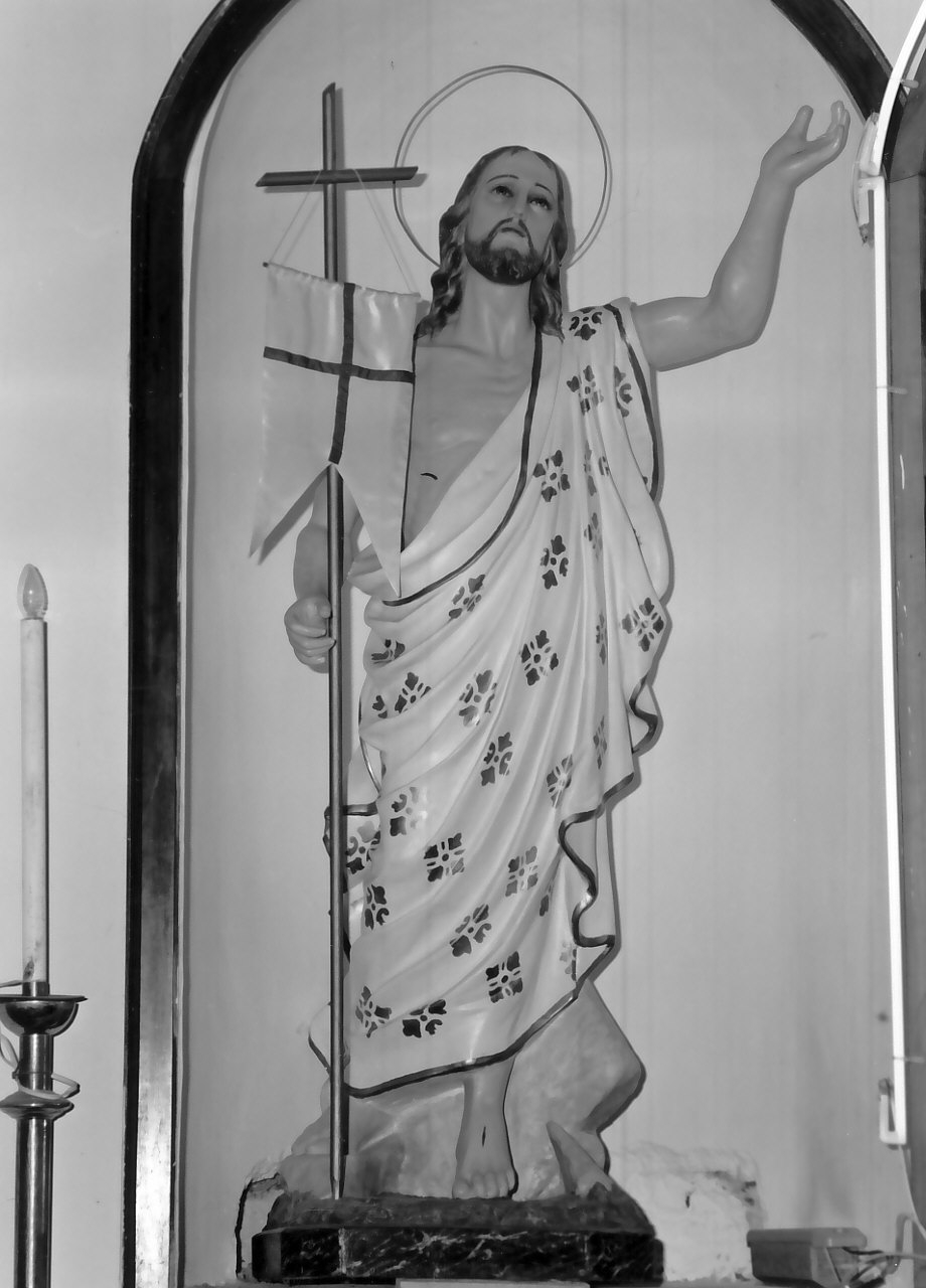 Cristo risorto (statua, opera isolata) - bottega calabrese (inizio sec. XX)