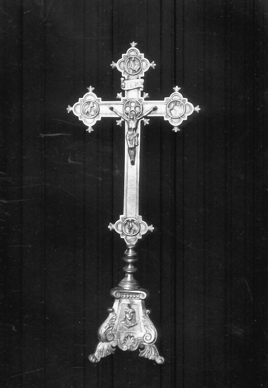 croce da tavolo - bottega Italia meridionale (inizio sec. XX)