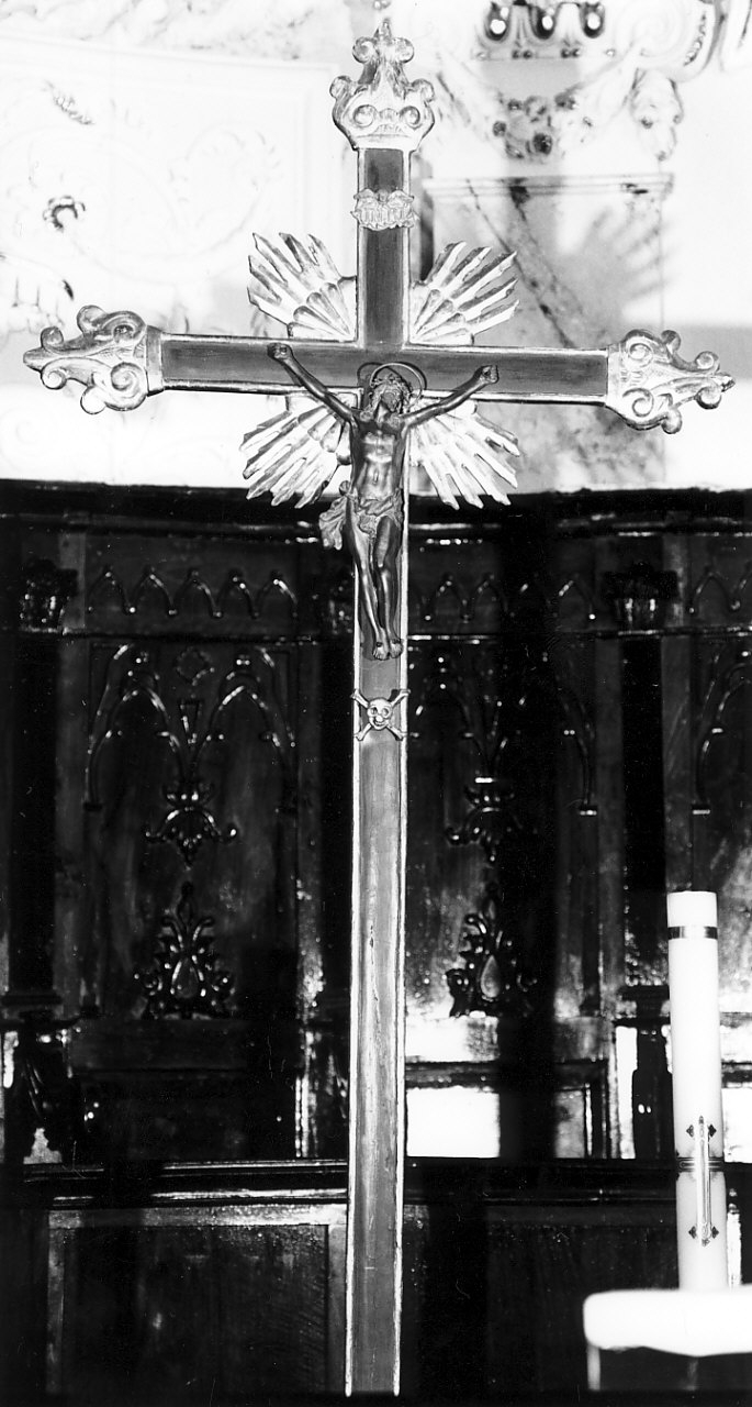 croce processionale - bottega calabrese (inizio sec. XX)