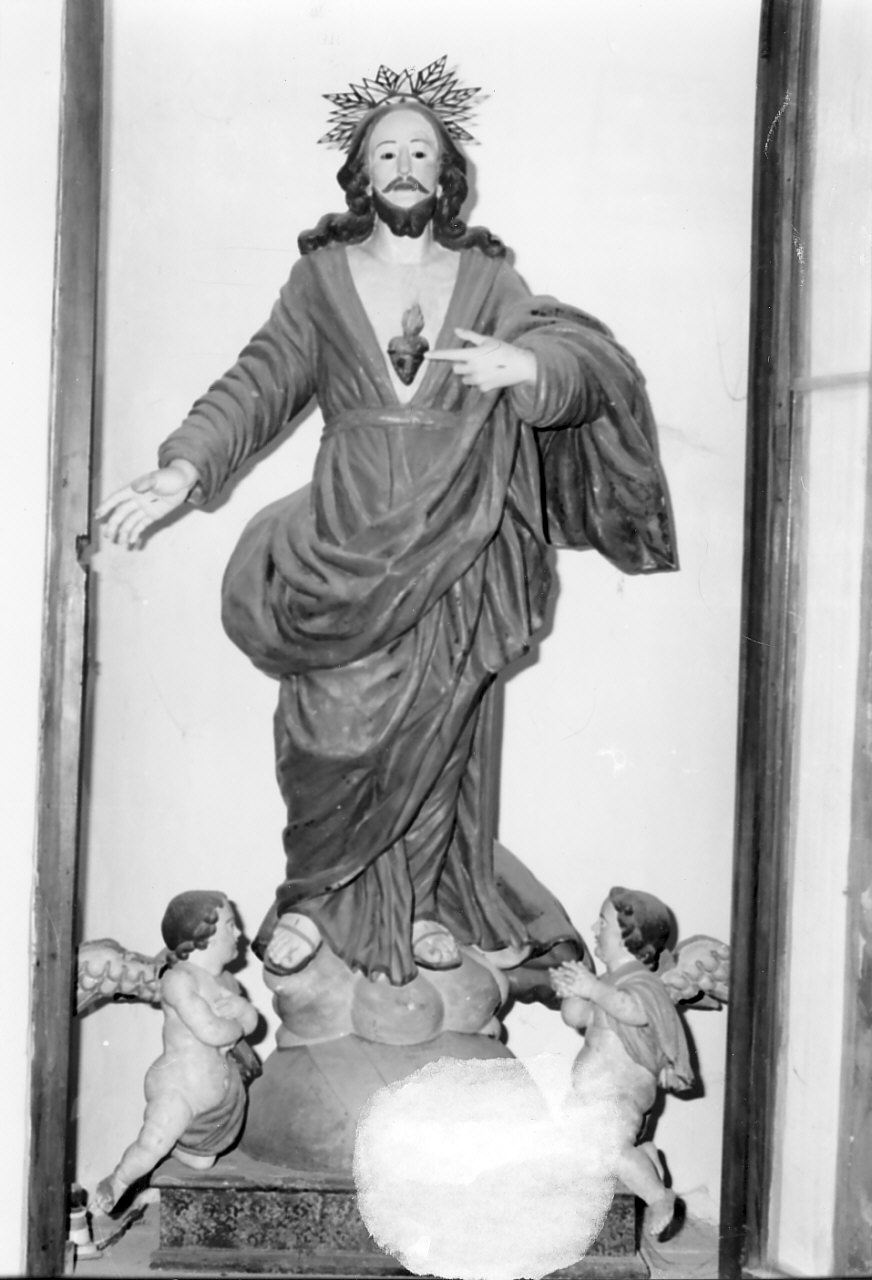 Sacro Cuore di Gesù (statua, opera isolata) - bottega calabrese (sec. XIX)