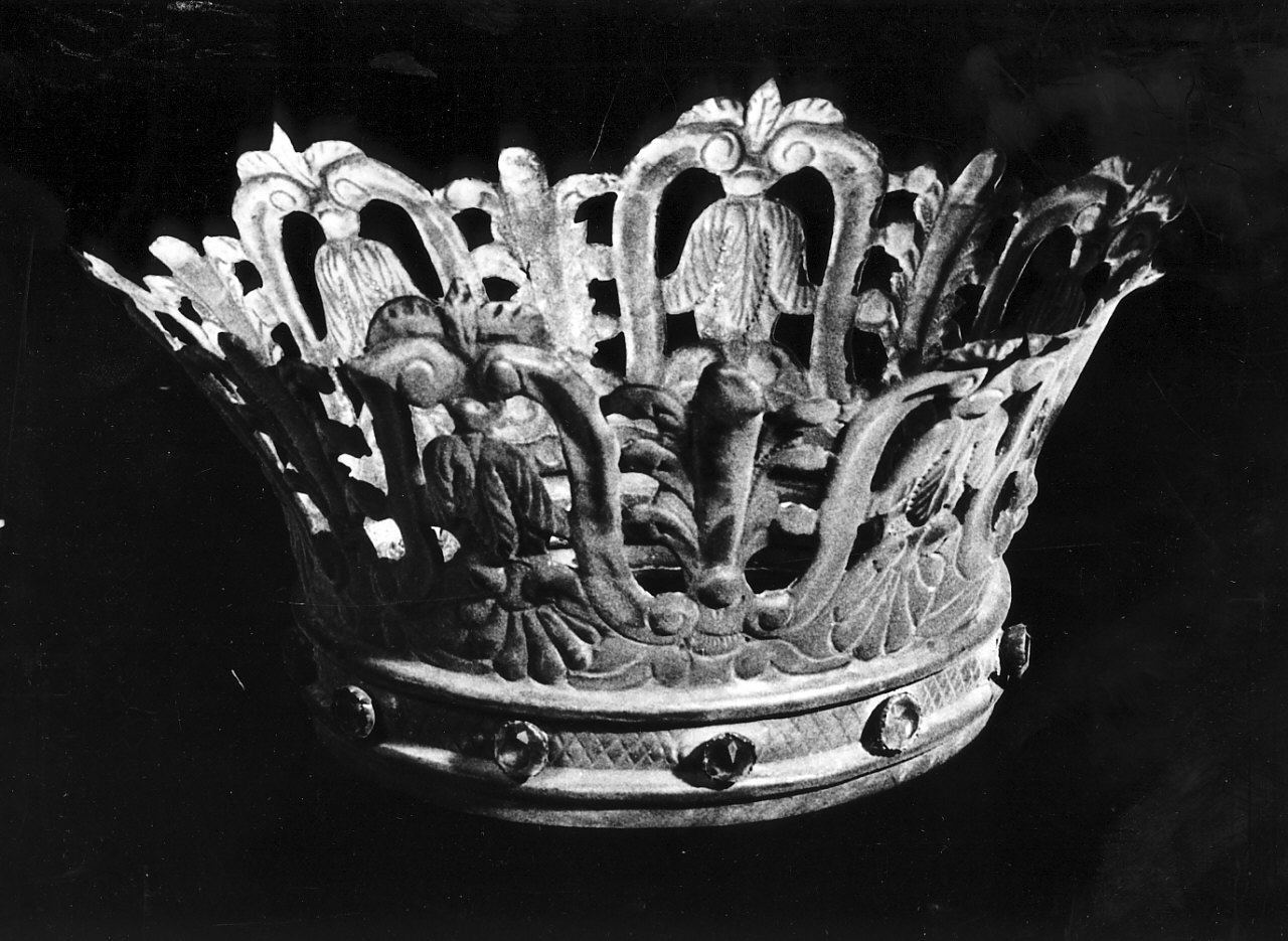 corona da statua, opera isolata - bottega calabrese (sec. XIX)