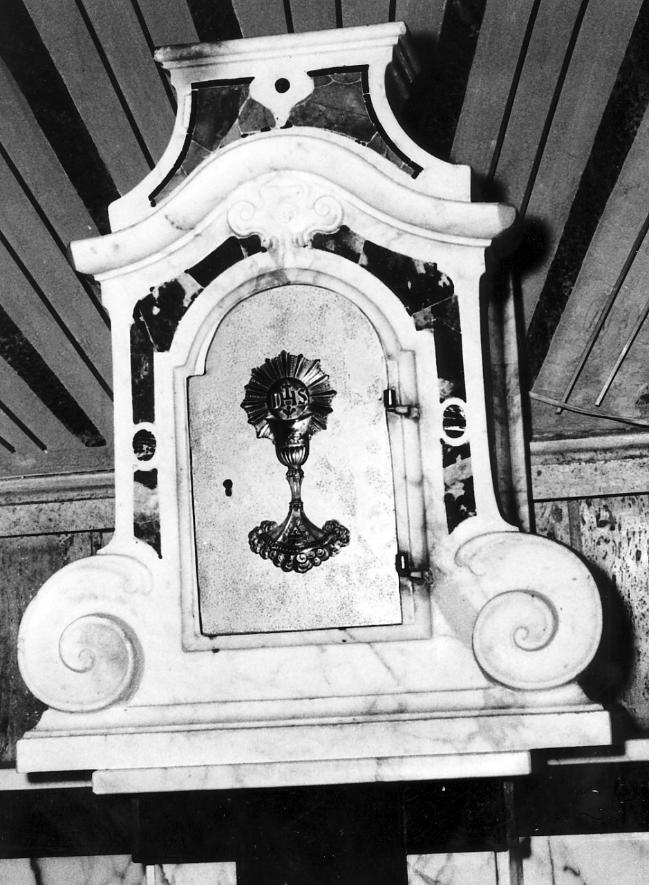 tabernacolo, frammento - bottega Italia meridionale (sec. XVIII)