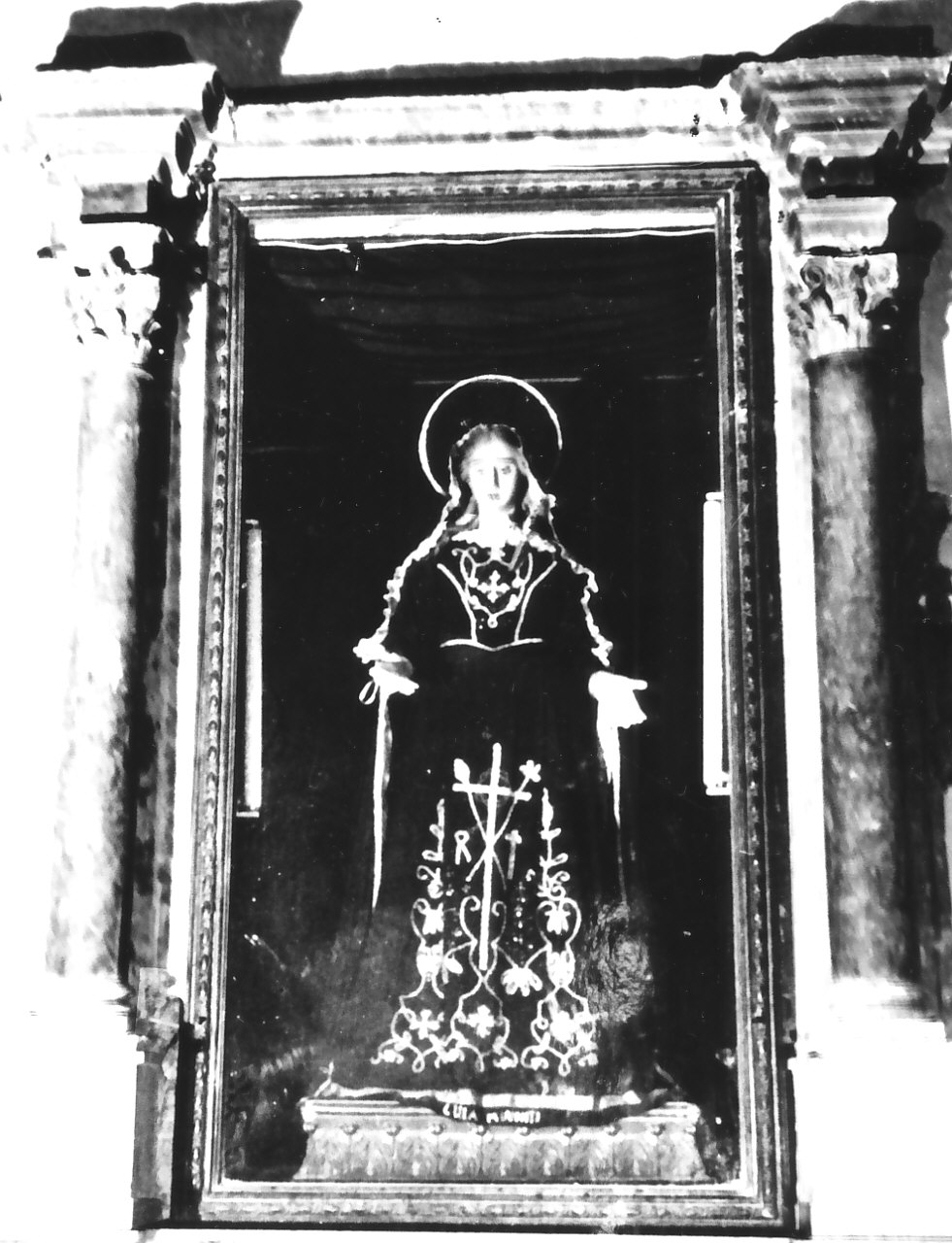 Madonna Addolorata (manichino, opera isolata) - manifattura calabrese, bottega calabrese (sec. XIX)