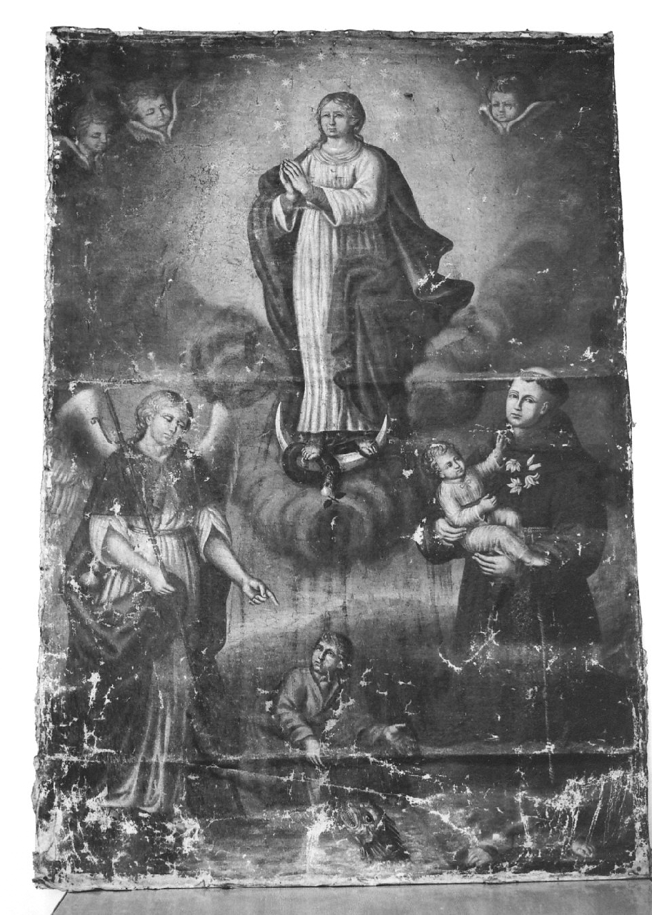 Madonna Immacolata (dipinto, opera isolata) - ambito calabrese (prima metà sec. XIX)