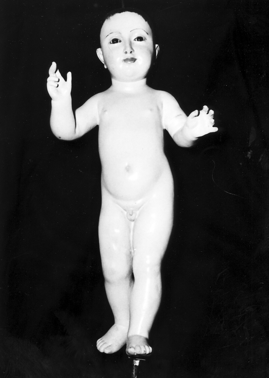 Gesù Bambino (statua, opera isolata) - bottega calabrese (fine/inizio secc. XIX/ XX)