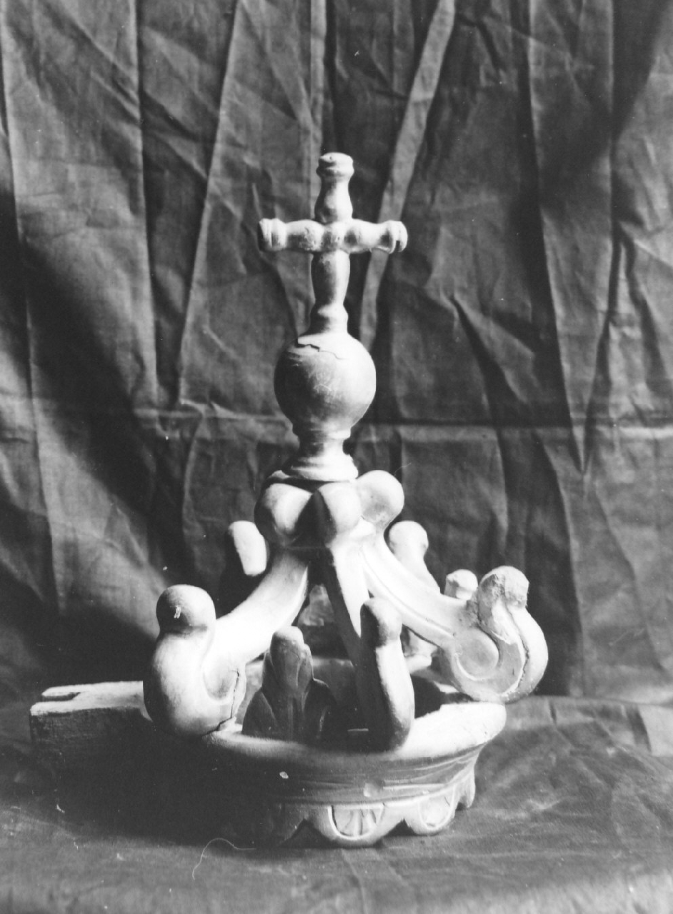 corona da statua, opera isolata - bottega calabrese (sec. XIX)