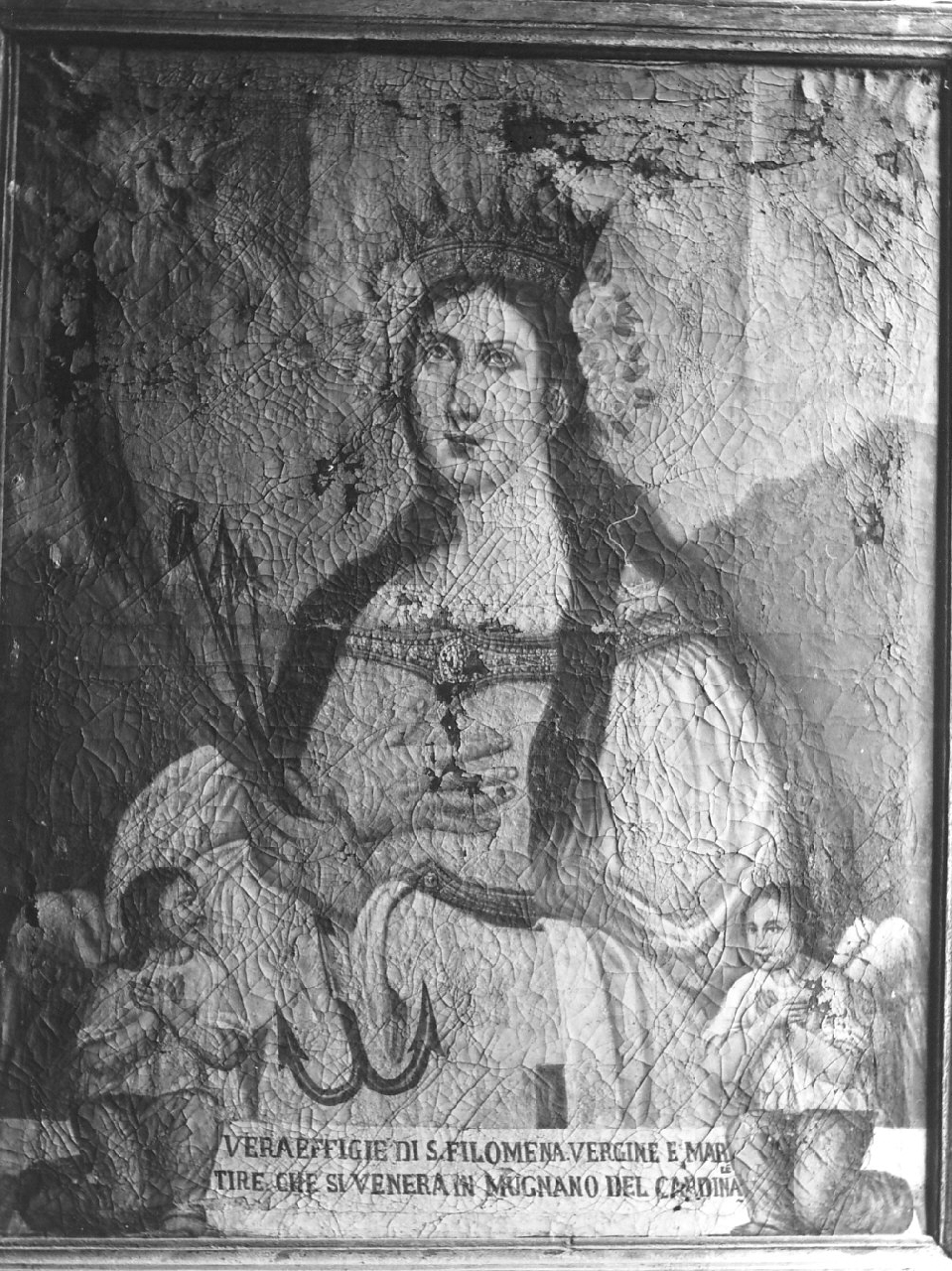 Santa Filomena (dipinto, opera isolata) - bottega Italia meridionale (sec. XIX)