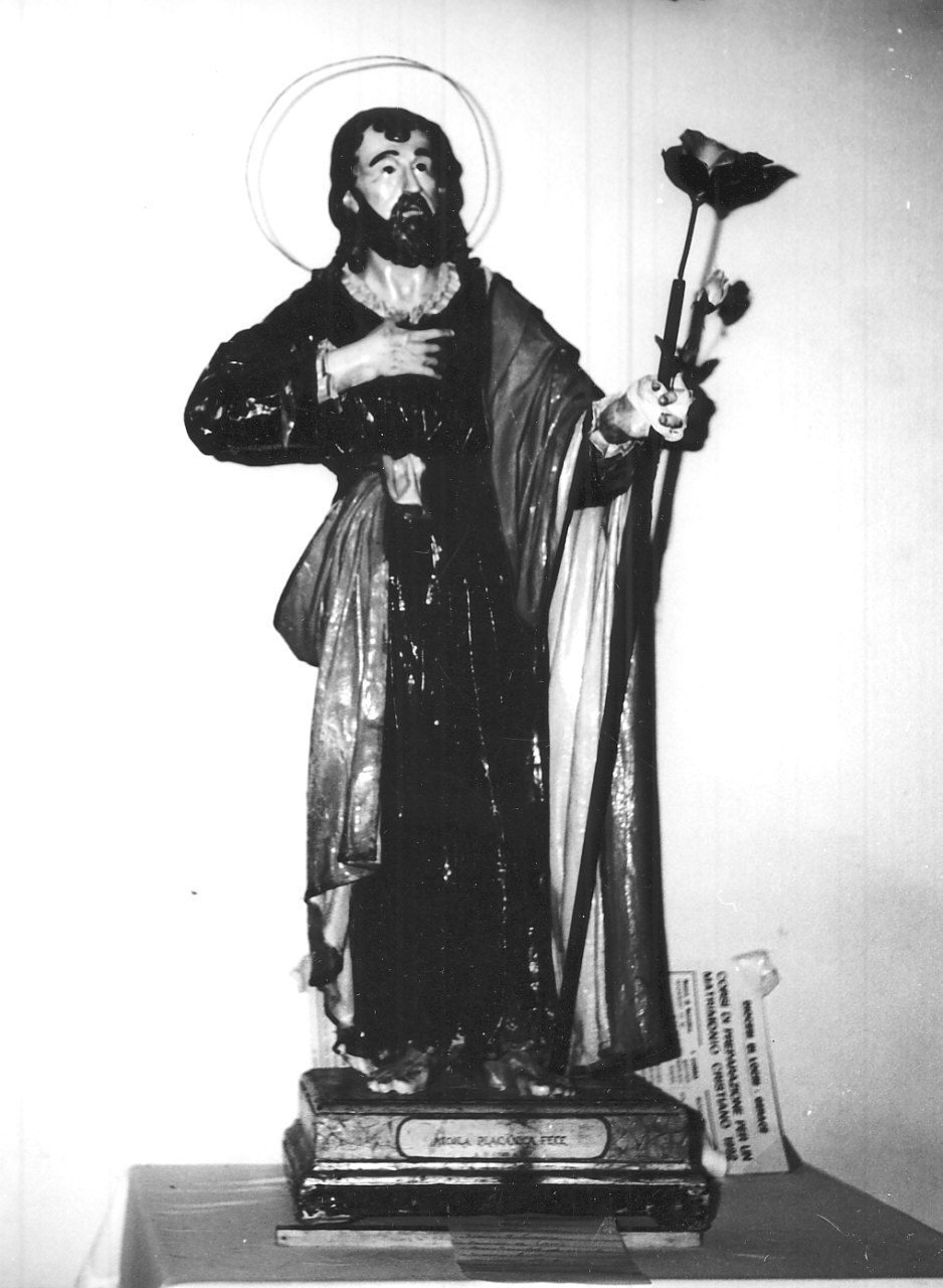 San Giuseppe (statua processionale, opera isolata) di Placanica Nicola (sec. XX)