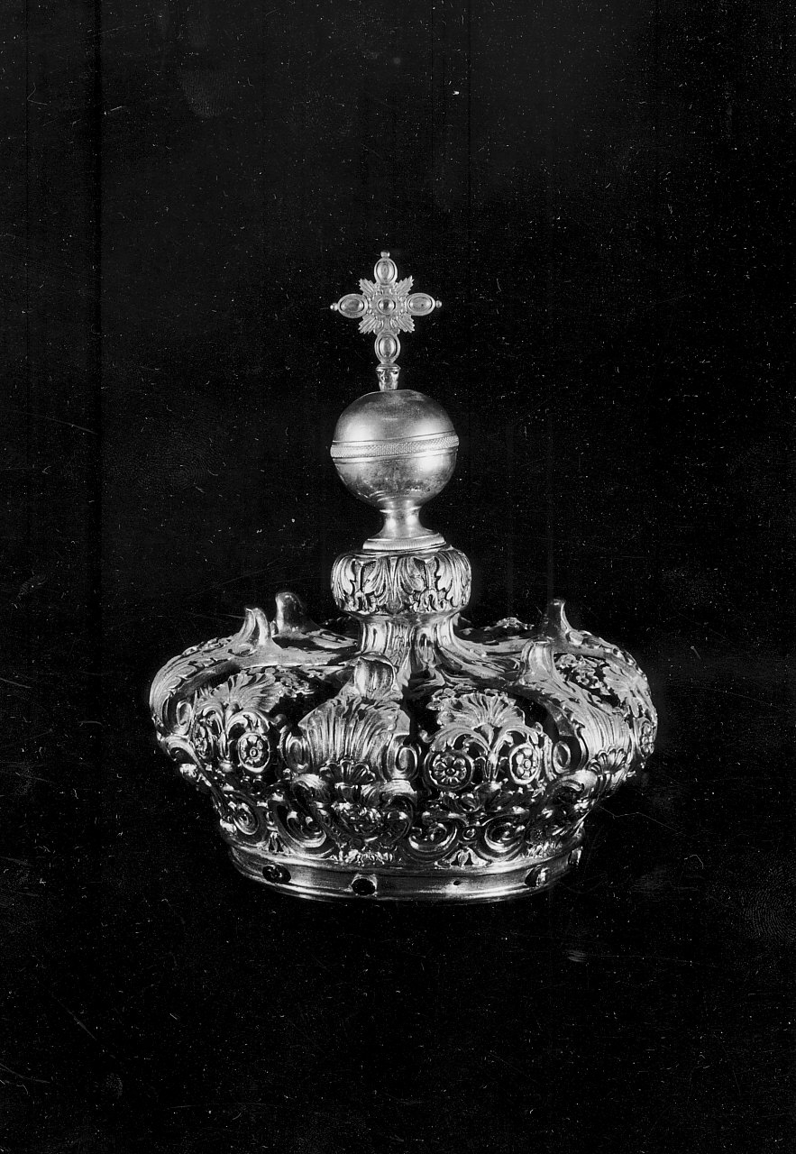 corona da statua, opera isolata - bottega Italia meridionale (sec. XIX, sec. XIX)