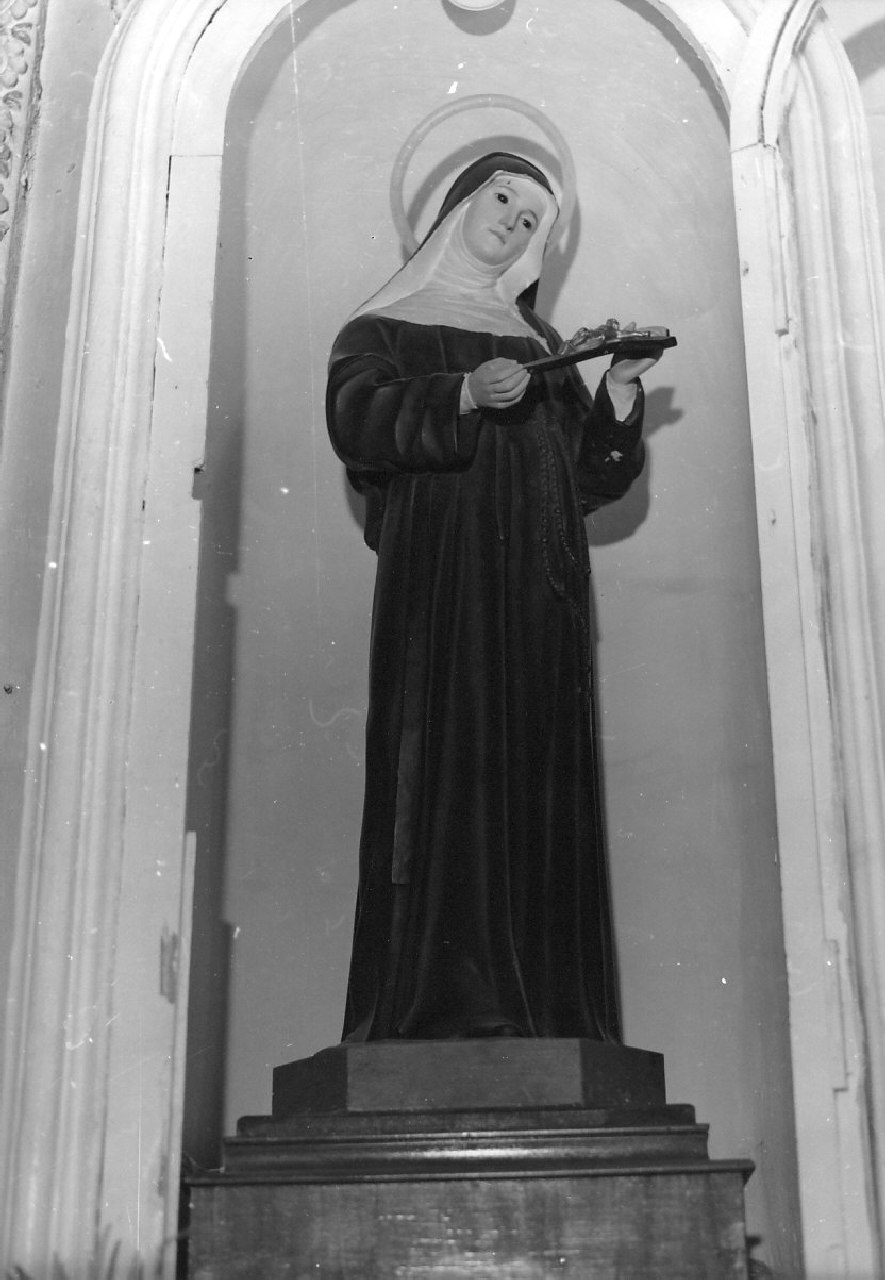 Santa Rita da Cascia (statua, opera isolata) - bottega calabrese (sec. XX)