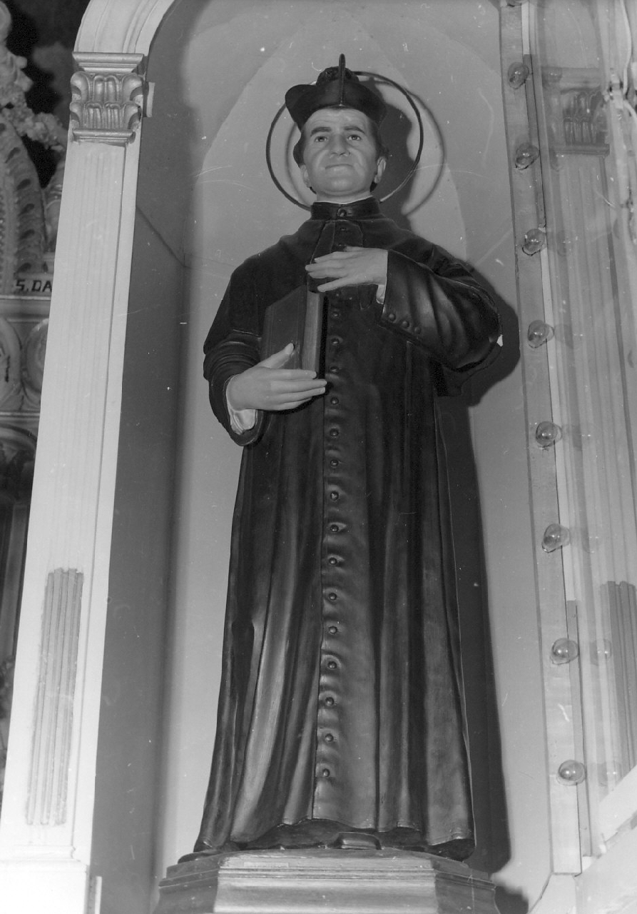 San Giovanni Bosco (statua, opera isolata) - bottega calabrese (sec. XX)