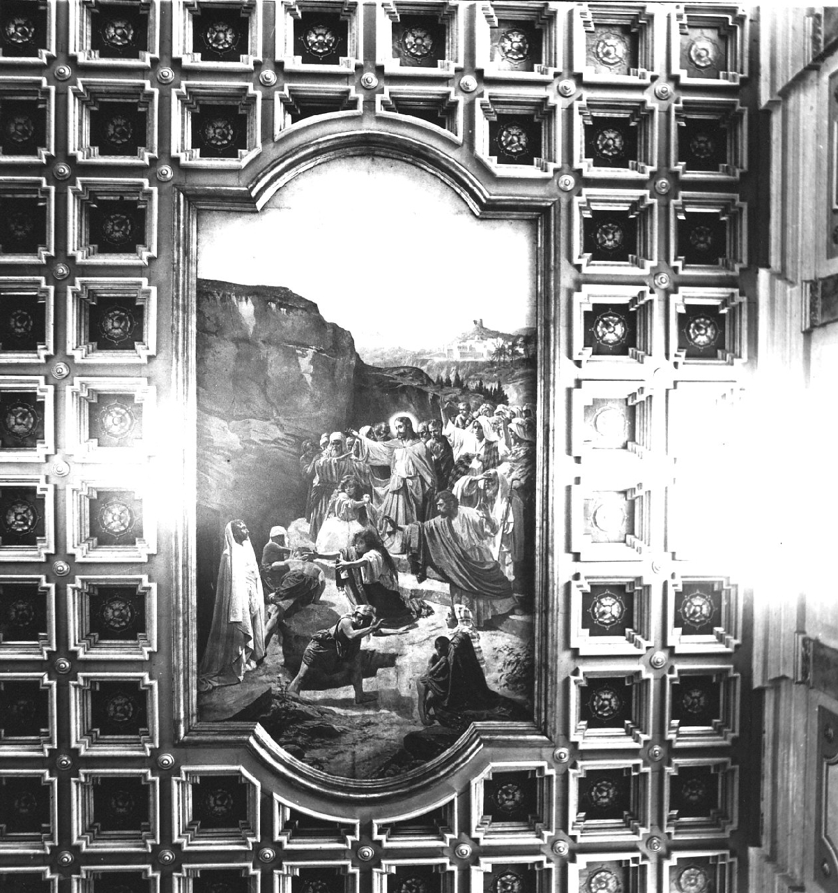 resurrezione di Lazzaro (dipinto, opera isolata) di Zimatore Carmelo (fine sec. XIX)