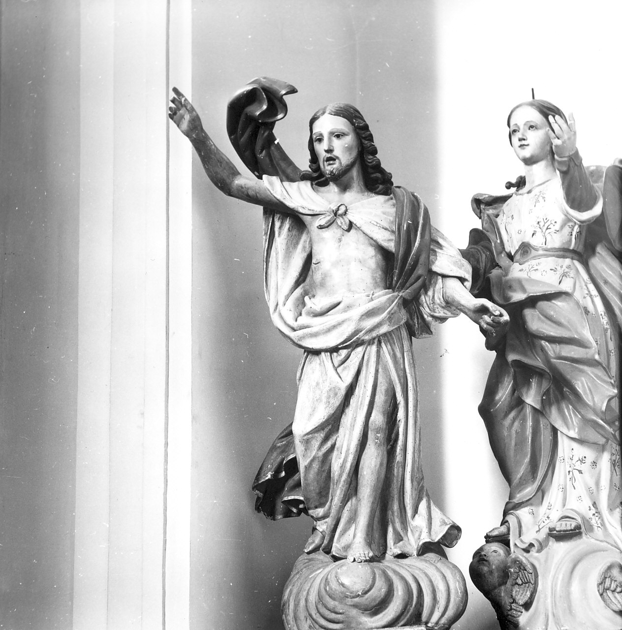 Cristo risorto (statua, opera isolata) - bottega calabrese (sec. XIX)
