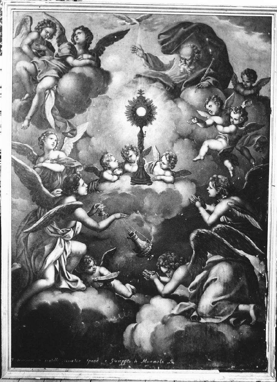 Eucaristia (dipinto, elemento d'insieme) di Aloi Brunetto (sec. XIX)