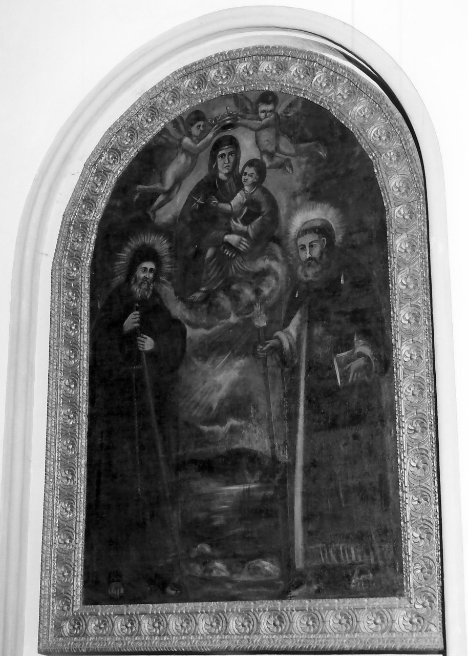 Madonna di Costantinopoli, Madonna con Bambino e Santi (dipinto) - ambito calabrese (metà sec. XVII)
