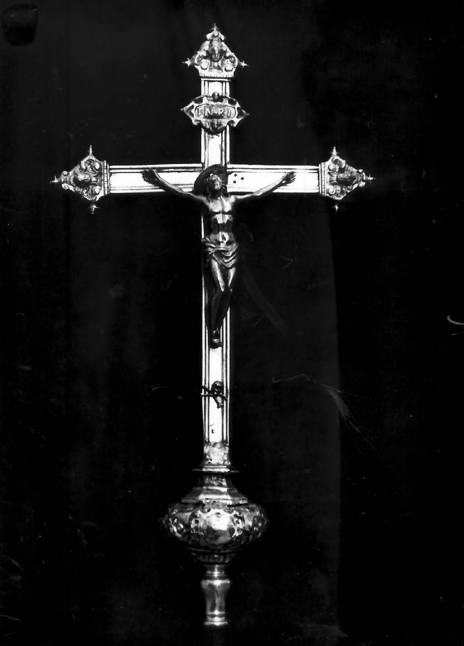 croce processionale - bottega calabrese (seconda metà sec. XVII)