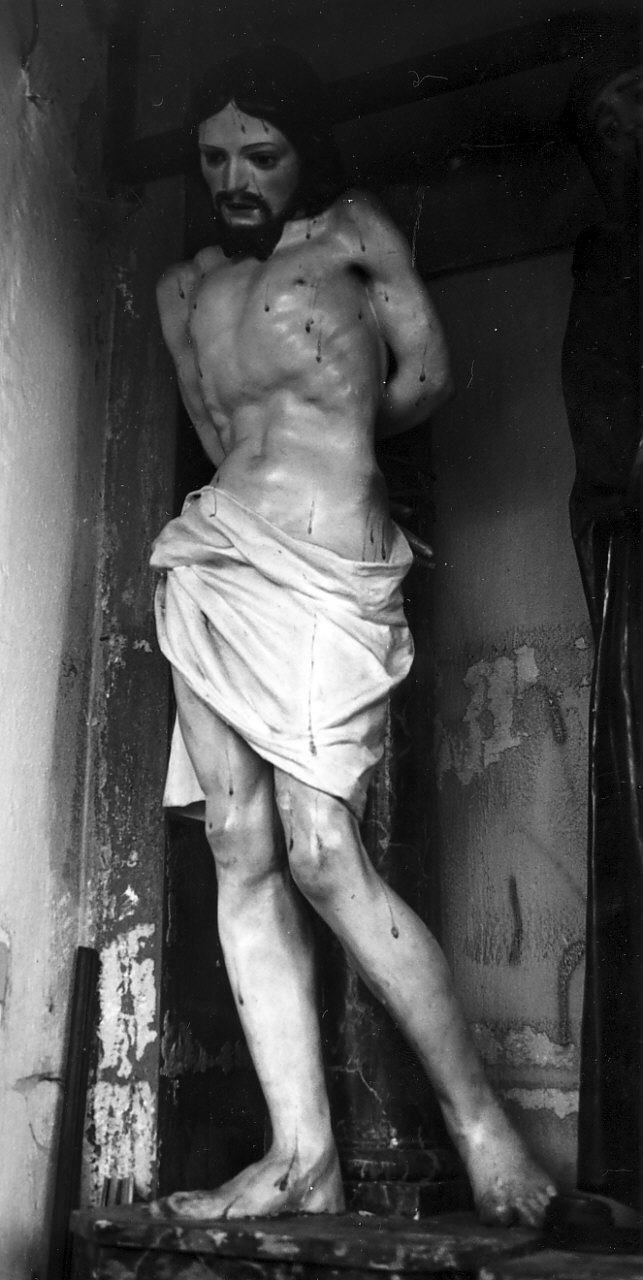 Cristo alla colonna (statua processionale, opera isolata) - bottega Italia meridionale (fine/inizio secc. XIX/ XX)
