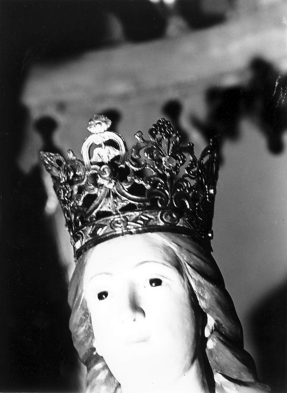 corona da statua, opera isolata - bottega messinese (sec. XIX)
