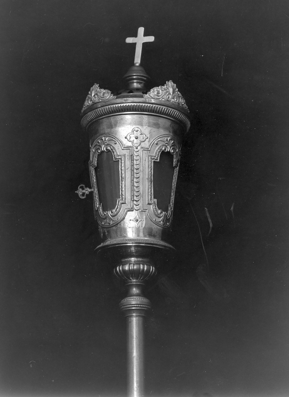 lanterna processionale, opera isolata - bottega calabrese (inizio sec. XX)