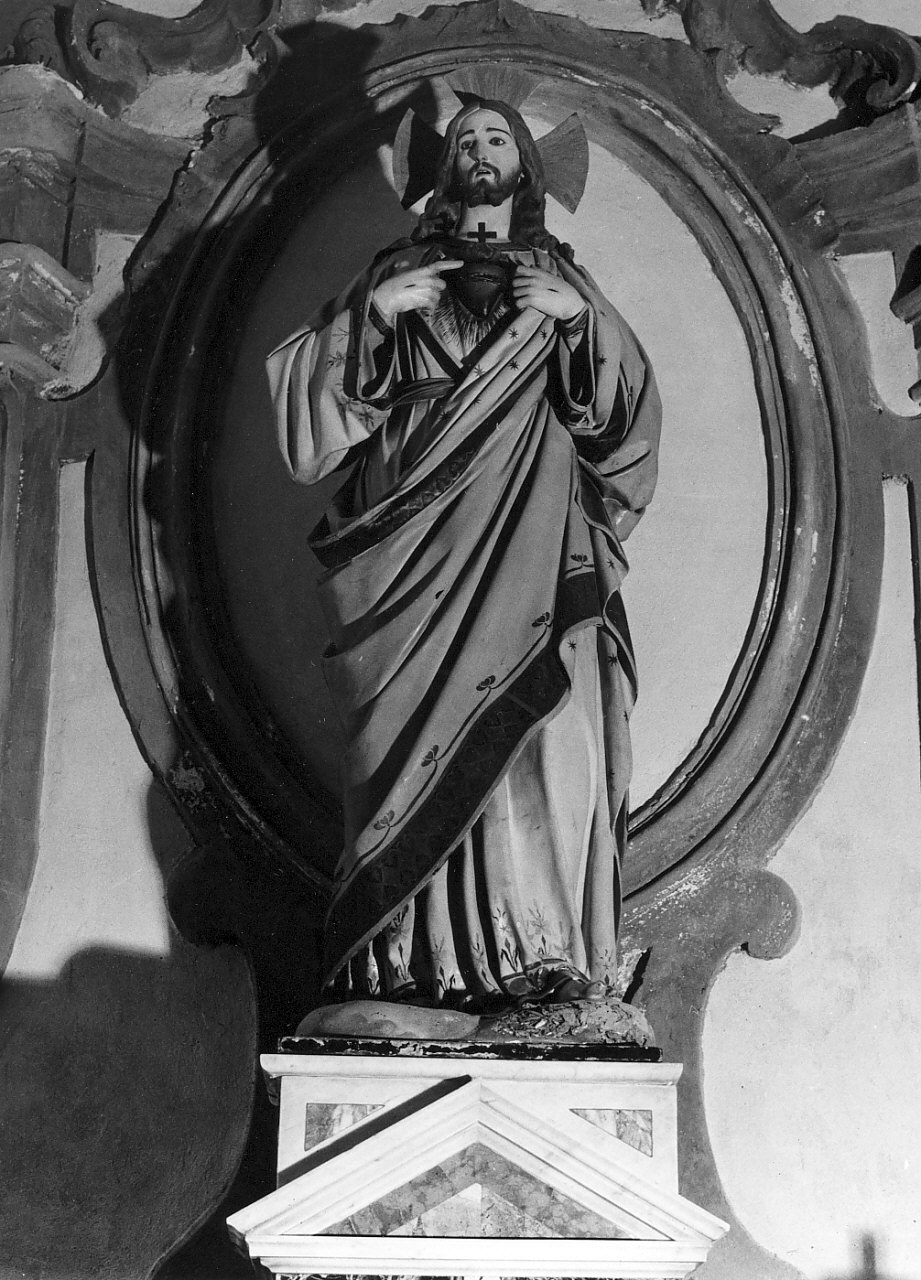 Sacro Cuore di Gesù (statua, opera isolata) - bottega calabrese (sec. XX)