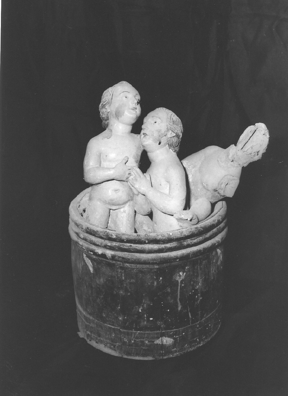 fanciulli (gruppo scultoreo, opera isolata) - bottega Italia meridionale (sec. XX)