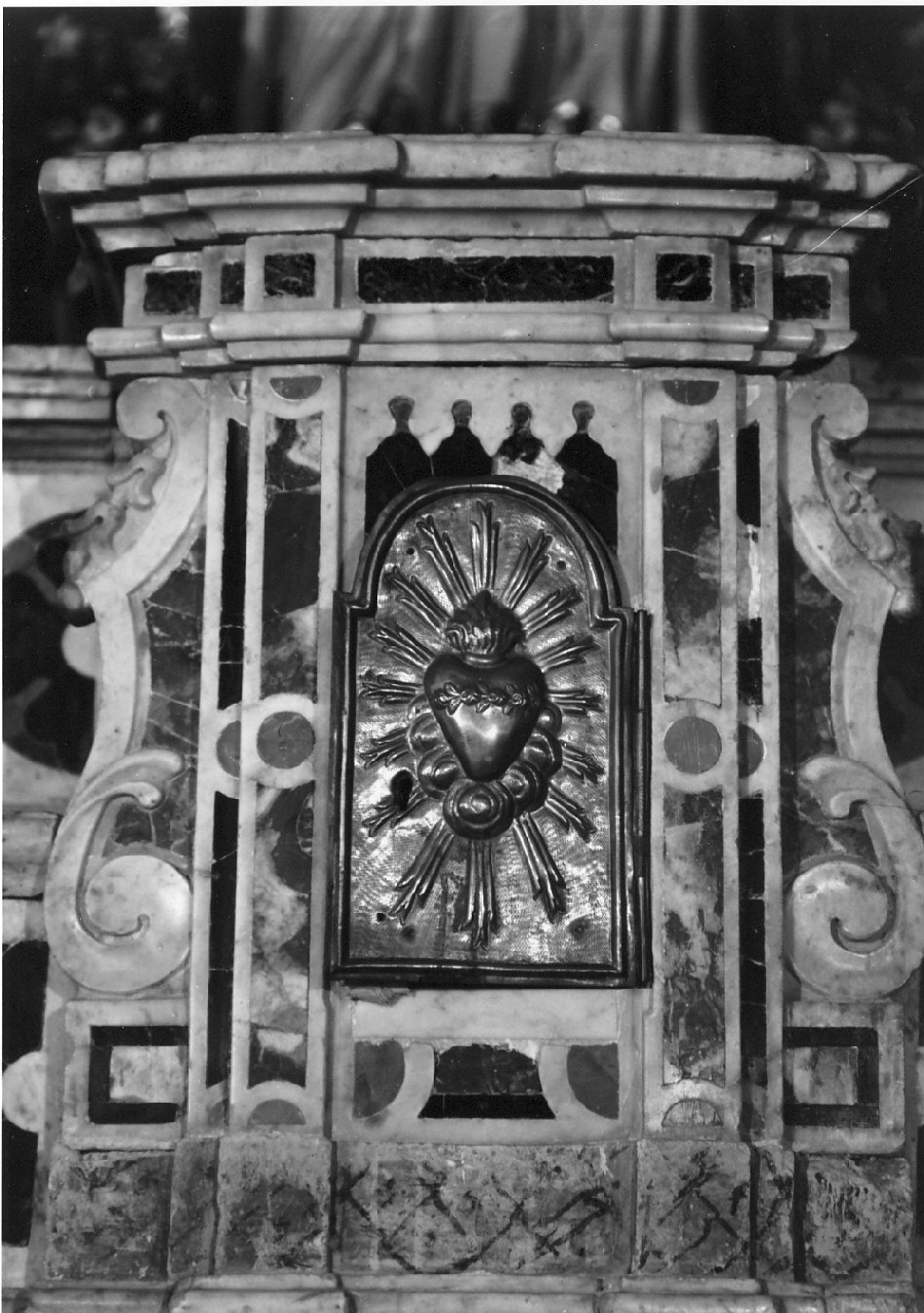 tabernacolo, elemento d'insieme - bottega Italia meridionale (sec. XVIII)