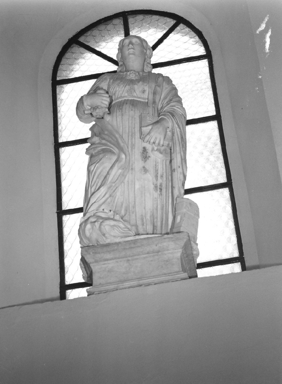 Santa Caterina (statua, opera isolata) - bottega Italia meridionale (sec. XVI)