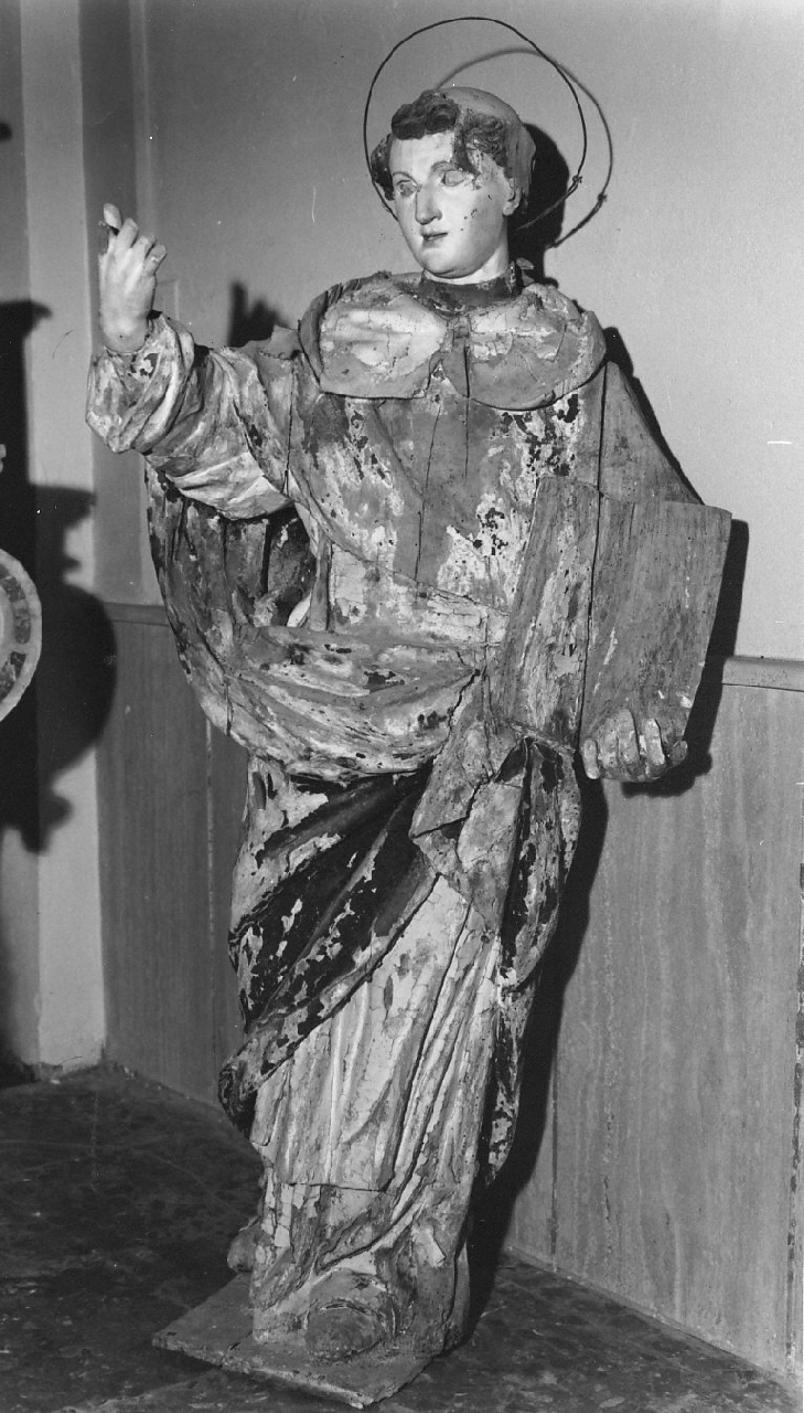San Vincenzo Ferrer (statua, opera isolata) - bottega Italia meridionale (fine/inizio secc. XVIII/ XIX)