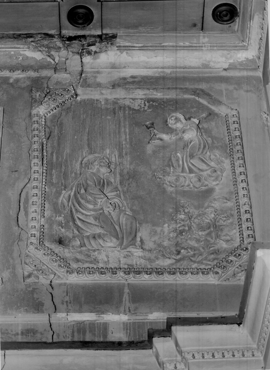 orazione di Cristo nell'orto di Getsemani (rilievo, elemento d'insieme) - bottega calabrese (sec. XIX)