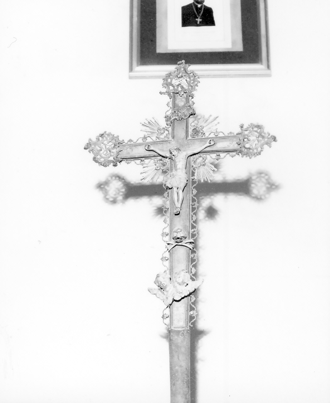 croce processionale, opera isolata - bottega calabrese (inizio sec. XIX)
